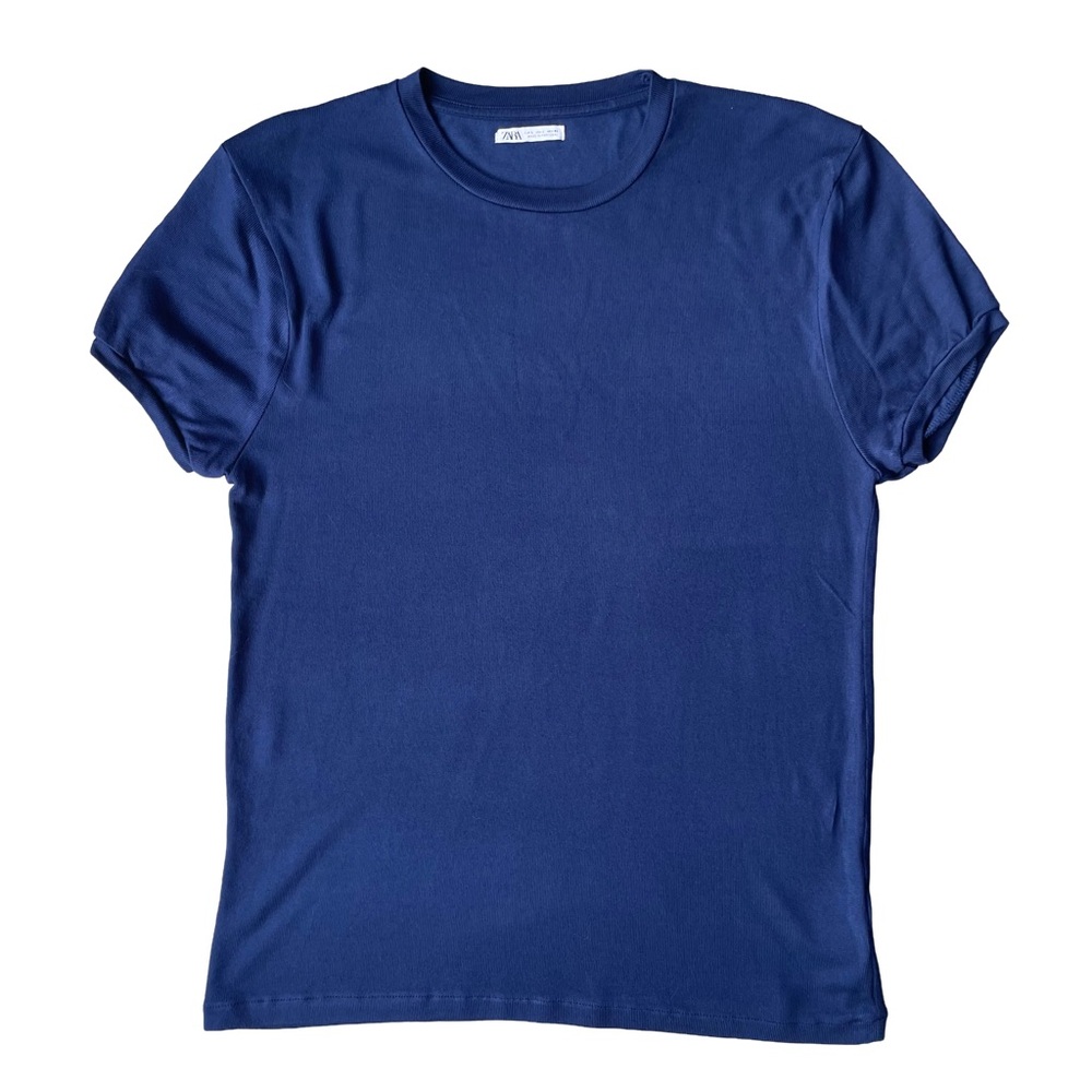 Zara Blue Short Sleeve Tee